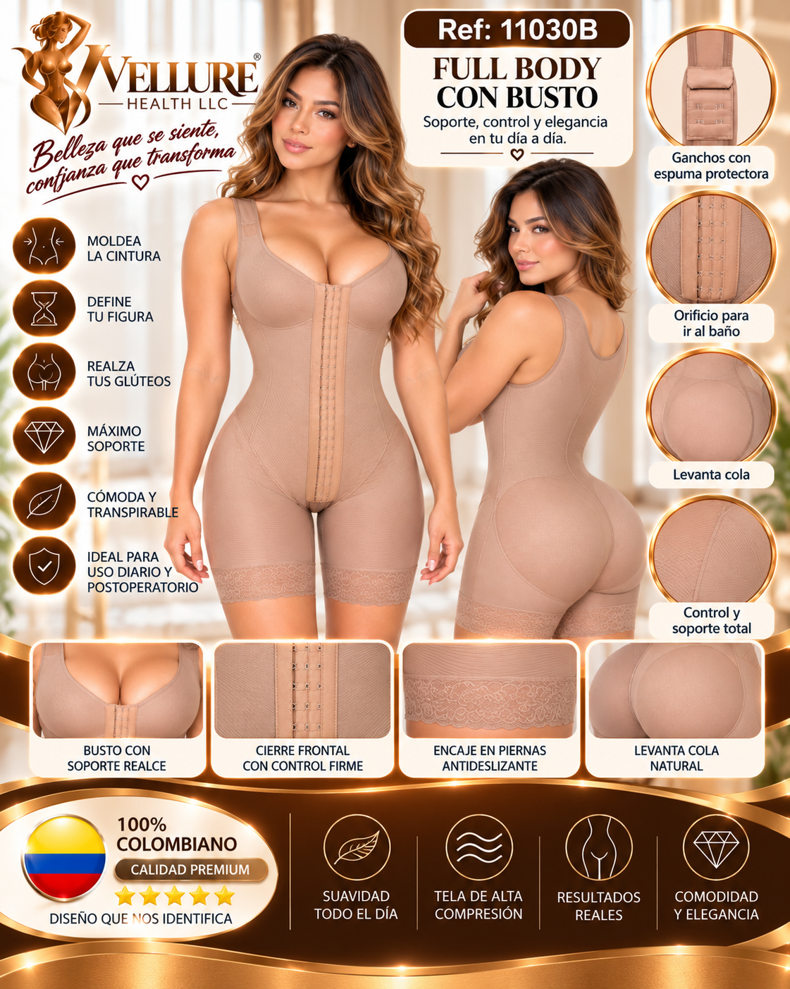 Full Body con Busto, referencia 11030B